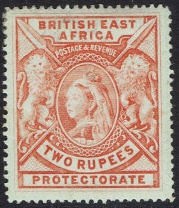 BRTISH EAST AFRICA 1897 QV LIONS 2R 