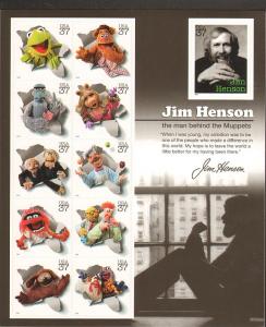 US #3944 Mint Sheet Jim Henson & the Muppets hollywood