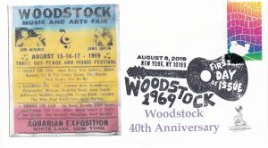 Woodstock 50th Anniversary FDC