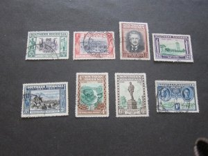 Southern Rhodesia 1940 Sc 56-63 set FU