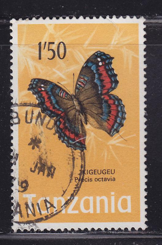 Tanzania 45 Butterflies 1973