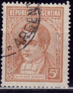 Argentina, 1935-51, Moreno, 5c, sc#427, used