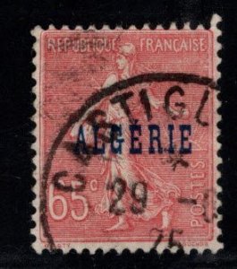 ALGERIA Scott 24 Used  stamp Nice cancel