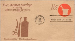 #U574 American Doctor Stamped Envelope – Anderson Cachet  Scand