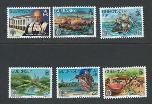 GUERNSEY SC# 240-5 VF MNH 1982