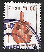 Peru # 1149 - Mochica Pottery - used -{BRN4}