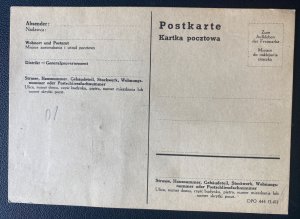 1942 Zakopane General Government Germany Postcard first Day Cover Berg Sports