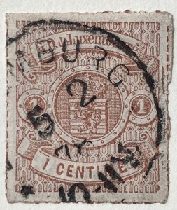 AlexStamps LUXEMBOURG #17 P Used