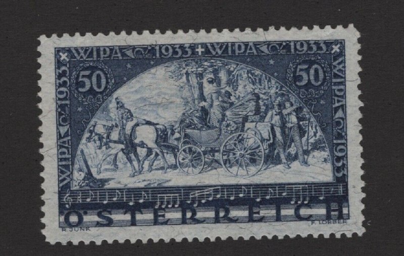 Austria Scott # B110a VF OG mint lightly hinged cv $ 325 ! see pic !