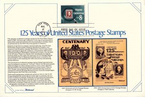 USA 1972 FDC Sc 1474 Stamp Collecting Fleetwood Cachet Post Card First Day Cover