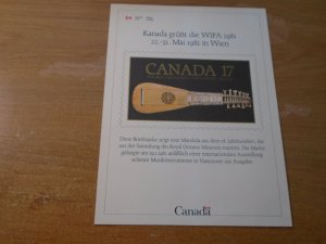 Canada   International Philatelic Exhibition Card  # 1  Mint