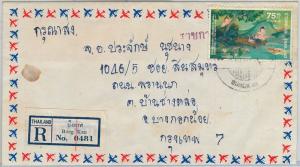 59224  -   THAILAND Siam - POSTAL HISTORY:  REGISTERED COVER  from BUNGKAN