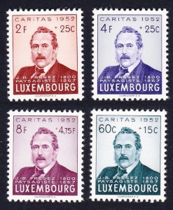 Luxembourg J B Freezes painter 4v 1952 MNH SC#B170-B173 SG#559-562 MI#501-504