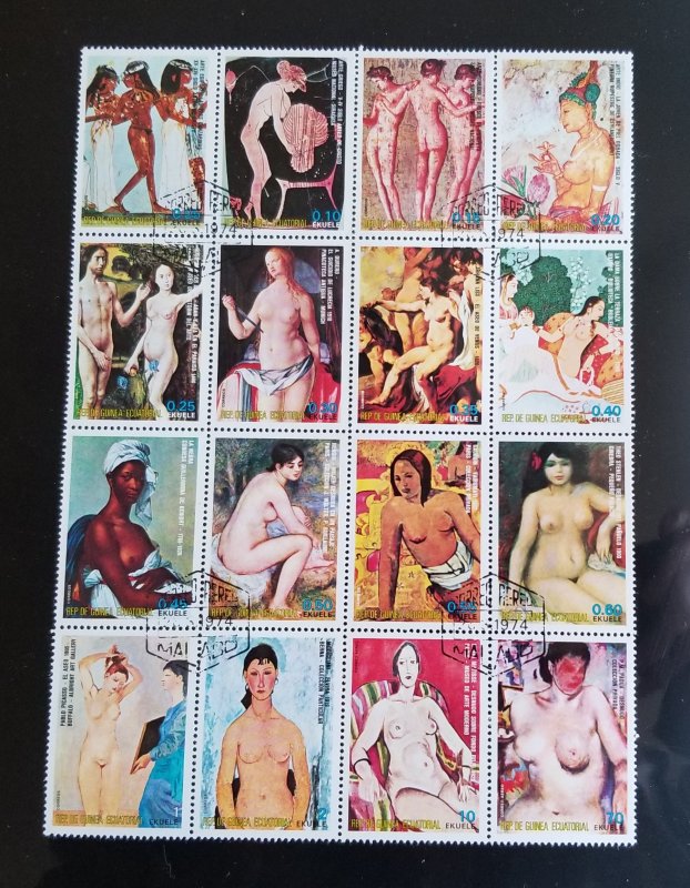 Topical Collection of Nudes on stamps.