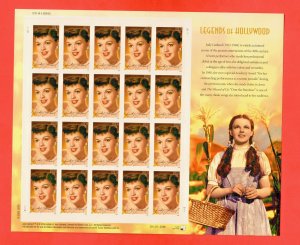 4077 Judy Garland  Sheet 39¢  FACE $7.80 MNH 2006