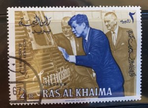 President Kennedy Stamp issued by Ras Al Khaima