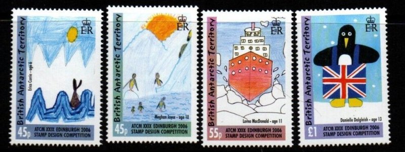 BRITISH ANTARCTIC TERR. SG415/8 2005 ATCM XX1X EDINBURGH MNH