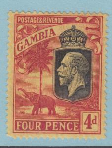 GAMBIA 108 MINT HINGED OG * NO FAULTS EXTRA FINE! - GDH