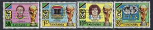 Tanzania 197-200 MNH 1982 set (ak3468)