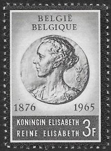 Belgium # 659 - Queen Elisabeth - MNH - (Mourning stamp)