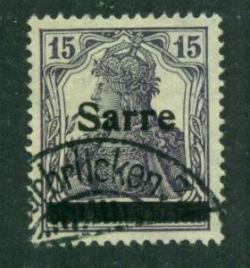 Saar 1920 #7 U SCV (2024) = $1.00