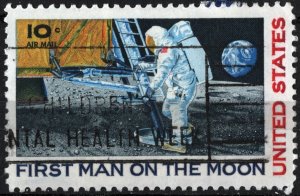 SC#C76 10¢ Moon Landing Issue Single (1969) Used