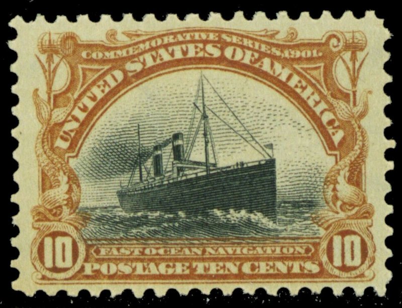 299, Mint VF NH 10¢ Ship With PSE Graded Certificate * Stuart Katz