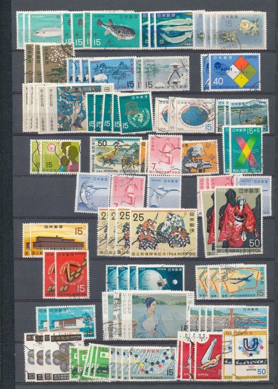 Japan 1950s/60s Sport Art Birds M&U Collection (Apx 500+Stamps) ZK1120