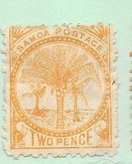 Samoa #13g 2p  (U)* CV$10.00