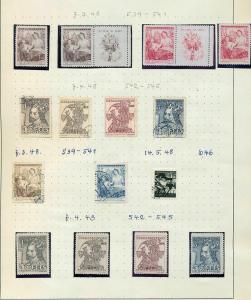 CZECHOSLOVAKIA 1946/50 M&U Incl.Sheets (Appx 90 Items) (Ref DD529