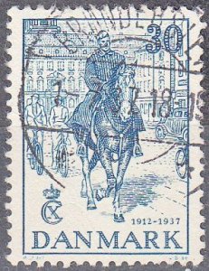denmark  scott no 261  used