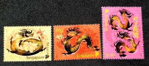 *FREE SHIP Singapore New Year Of Dragon 2012 Chinese Lunar Zodiac (stamp) MNH