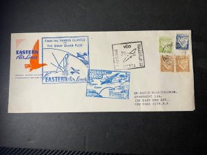 1939 Portugal Airmail FAM 18 FFC Cover Horta to New York NY David Rickenbacker