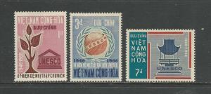 Viet Nam Scott catalogue # 298-300 Unused Hinged