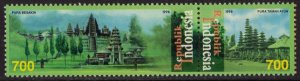 Thematic stamps INDONESIA 1998 TOURISM SE-TEN PAIR 2417a mint