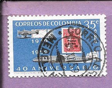 Colombia Used Stamp Scott C347 #1