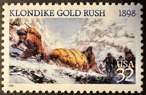 US # 3235 Klondike Gold Rush 32c 1998 Mint NH