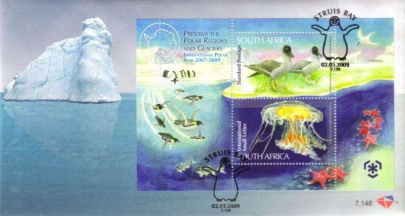 South Africa - 2009 International Polar Year FDC SG MS1709