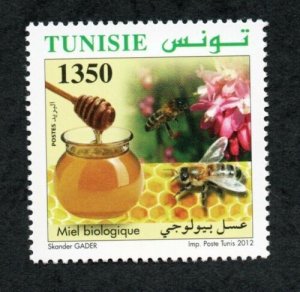 2012 - Tunisia - Tunisie- Bee - Abeille - The honey - Le miel - Stamp MNH** 