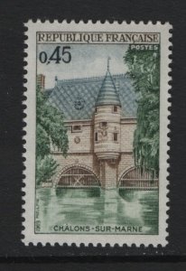 France  #1249  MNH  1969 congress philatelic societies.  Castle