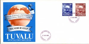 Tuvalu, Worldwide First Day Cover, U.P.U. Universal Postal Union