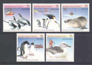 Antarctic Territory Scott L76a/L76e - SG79/83, 1988 Conservation Set MNH**