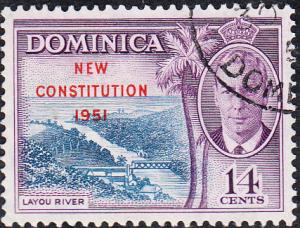 Dominica #140 Used