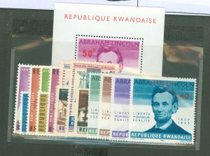 Rwanda #70/98 Unused Single (Complete Set)