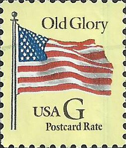 # 2879 USED G STAMP OLD GLORY