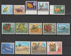 SOUTHERN RHODESIA 1964 SG 92/105 MNH Cat £40