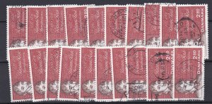 Denmark # 845, Rasmus Rask - Linguist, Wholesale lot of 20 Used  10% Cat