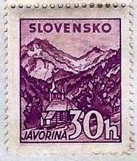 SLOVAKIA - #106 - UNUSED MINT NO GUM  - 1944 - SLOVA019DTS19