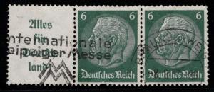 Germany Scott # 419 (2), label A9, used, se-tenant, Mi# W66