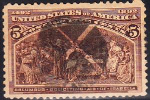 USA # 231, 233, 234, 236, 237 used lot of  five